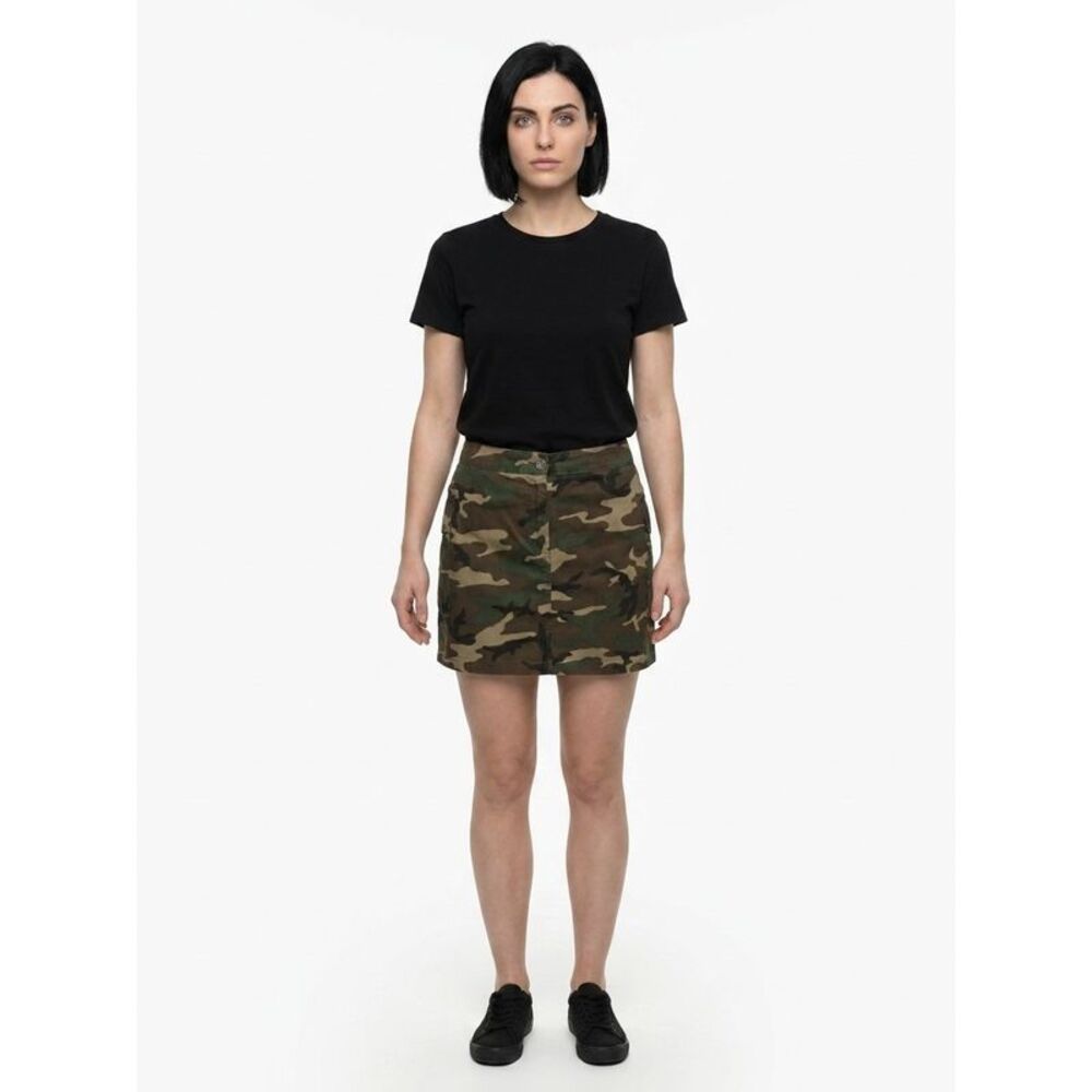 Dolce & Gabbana Army Cotton Mini Women's Skirt